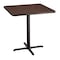 National Public Seating NPS Cafe Table, 36 Square, X Base, 36 Height CT33636XCMY - alternate 1